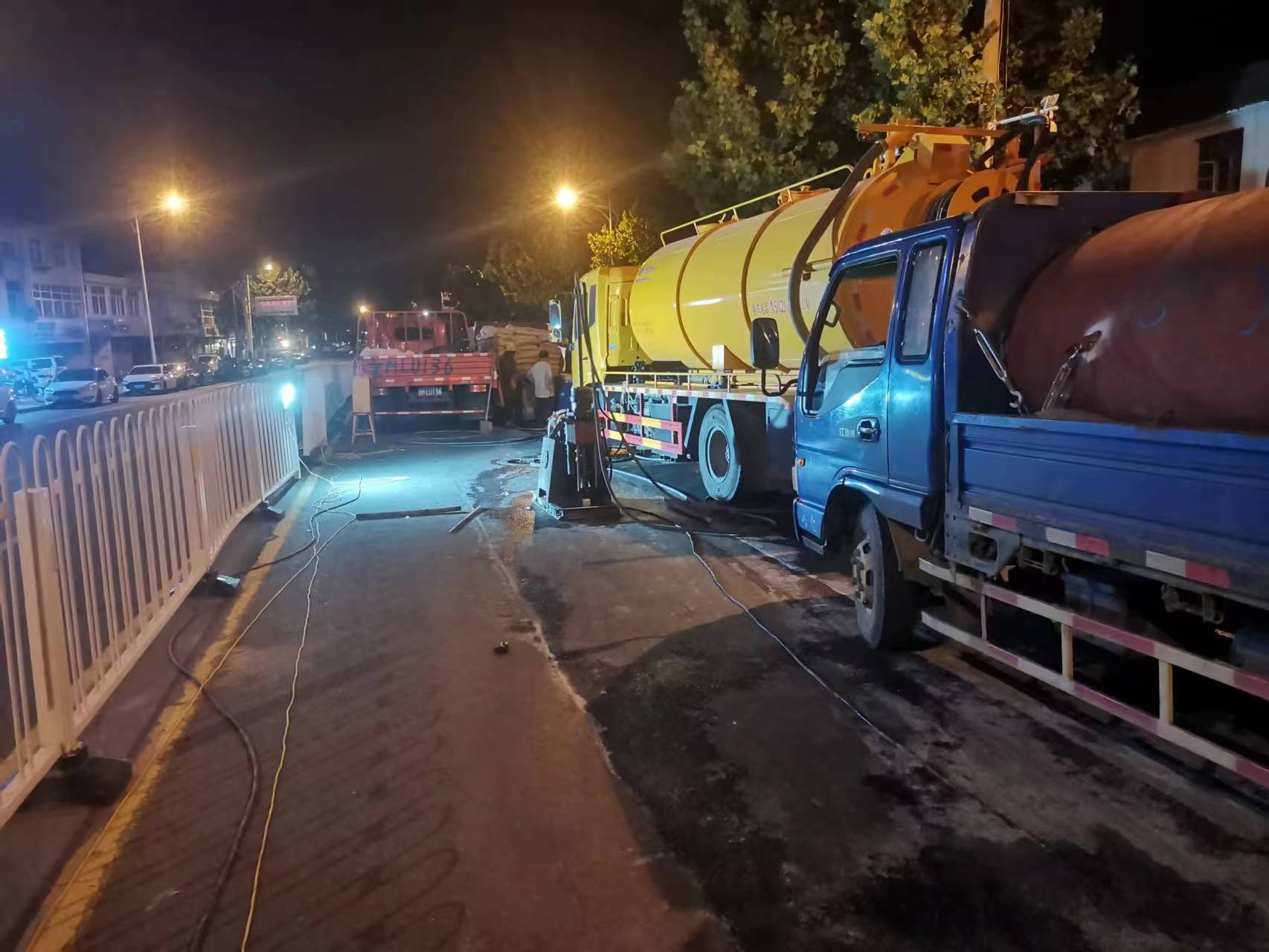 沁园街道路面压密注浆